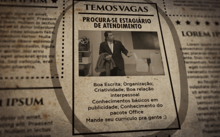 Vaga de estágio para atendimento