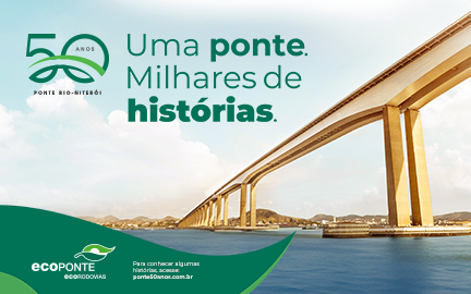 Ponte Rio-Niterói faz 50 anos e entrega a campanha para a VX